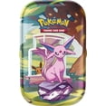 thumbnail image 1 of Pokemon TCG: Scarlet & Violet Prismatic Evolutions Mini Tin - Espeon, 1 of 6