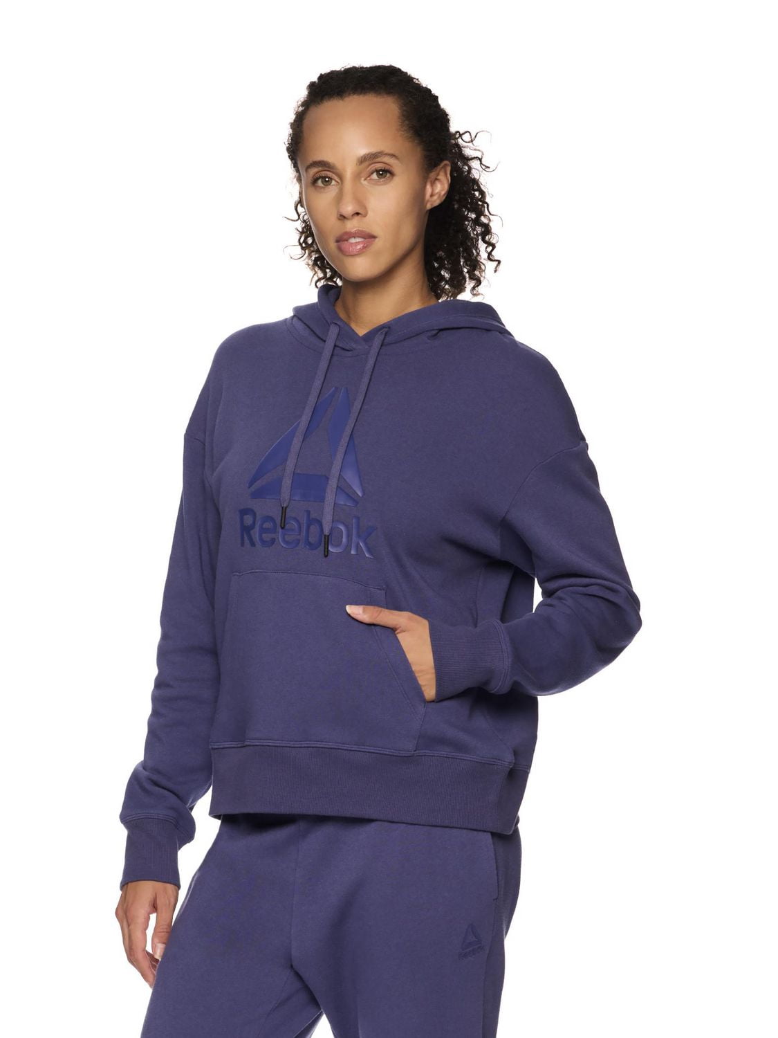 Sweat à capuche polaire pour femme Reebok
