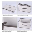 thumbnail image 4 of Yhmxh Home Rangement-Bacs de Rangement Contenant de Rangement Boîte de Rangement Pliable avec Couvercle 2 Pcs (Grande + Petite) Boîte de Rangement en Tissu avec Couvercle, Boîte de Rangement pour Garde-Robe, Organisation de la Pièce, Rangement de Bureau, Rangement pour Jouets, 4 of 5