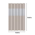 thumbnail image 3 of LSLJS Shower Curtain for Bathroom Modern Shower Curtain Winter In Bath 71x71 Inches Long Shower Curtains Set, Hotel Style with Translucent Top Window, Shower Curtain, 3 of 9