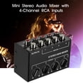 thumbnail image 2 of Mixeur, Audio Stéréo Rca 4 Canaux avec Rca en Métal avec Audio Rca 4 Canaux avec Coque en Métal 4 Canaux Hxber Rusuo Simbae Audio Stéréo Hippopy, 2 of 6