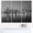 thumbnail image 1 of Tableau moderne imprimée sur toile Design Art chicago noir et blanc, 1 of 2
