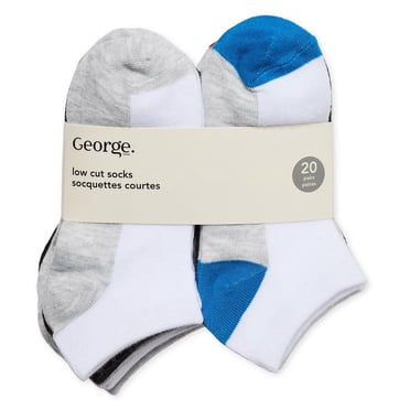 Lot de 20 paires de socquettes George pour garçons
