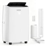 HUMSURE 14000 BTU Portable Air Conditioners 5-IN-1 Room Air Conditioning, Portable AC Unit with Remote Control, Cooling, Dry, Automatic, Sleep Mode