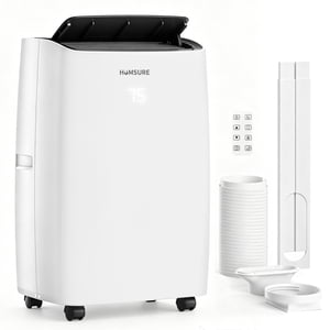 HUMSURE 14000 BTU Portable Air Conditioners 5-IN-1 Room Air Conditioning, Portable AC Unit with Remote Control, Cooling, Dry, Automatic, Sleep Mode