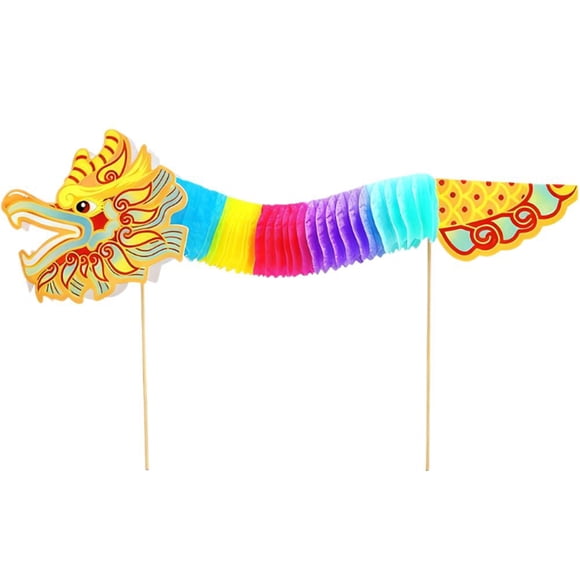 SharkTRUE Tradition 3d Paper Dragon Toy Handmade Toys Folding Handheld Chinese Dragon Toy Cool New Selfie Photography Folding Paper Toy Gifts
