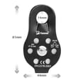 thumbnail image 3 of jinwen Climbing Rope Pulley 26KN Single Fixed Pulley Climbing Rope Lifting Fixed Black, 3 of 3