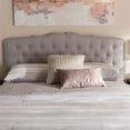 thumbnail image 4 of Baxton Studio Lucy Fabric Tufted King Headboard in Grayish Beige, 4 of 5