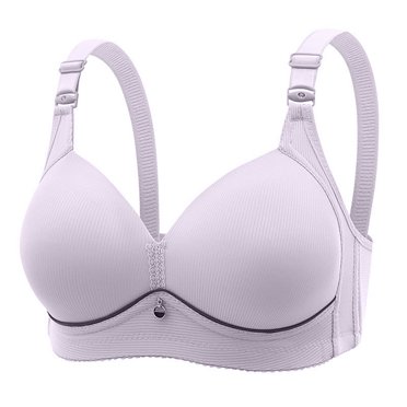 Timegard Bras for Women No Underwire Full Coverage High Support Comfort Adjustable Strap Seniors Bras