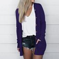 thumbnail image 2 of AherBiu Womens Cardigan Tops Long Sleeve Open Front Mid-Long Outwear with Pockets Spring Clothes, 2 of 6