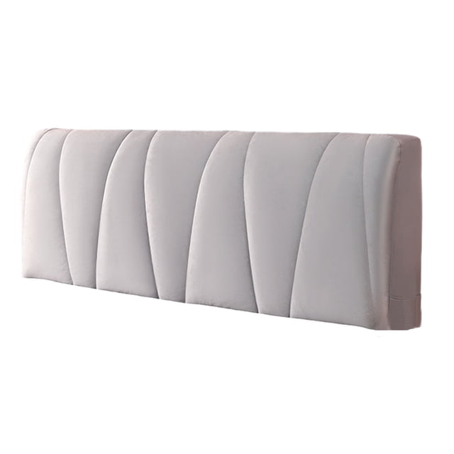 freestylehome Polyester Headboard Looking Fresh And Clean With Breathable Cover Multifunctional Headboard Covers silver grey
