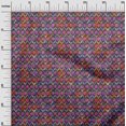 thumbnail image 2 of oneOone Cotton Cambric Fabric Chevron Ikat Print Fabric BTY 56 Inch Wide, 2 of 4