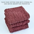 thumbnail image 4 of Quick Dry Strong Water Absorption Easy to Clean Washcloths Soft Face Cloths for Newborn Absorbent Bath Wash Cloths Wipes Burp Rag Toddlers Stuff Baby Registry As Shower Bath Towels and Kitchen Cloths, 4 of 8