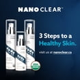 thumbnail image 3 of Nano Clear Men's USDA Organic 3-Step Skincare Kit, Charcoal Cleanser, Hydrating Serum & Active Moisturizer for Sensitive Skin, 3-Piece Set , Gift for mens, 3 of 5