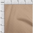 thumbnail image 2 of oneOone Cotton Poplin Brown Fabric Houndstooth Craft Projects Decor Fabric Printed By The Yard 56 Inch Wide, 2 of 4