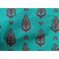 thumbnail image 4 of oneOone Cotton Cambric Fabric Leaves & Paisley Block Decor Fabric Printed BTY 56 Inch Wide, 4 of 4