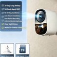 thumbnail image 4 of Battery Powered WiFi Home Camera,Night Vision for Front Door & Home View, 4 of 5