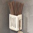 thumbnail image 2 of Organizers and Storage for Kitchen Kitchen Utensils Wall Mounted Cutlery Rack Plastic Storage Box Chopsticks Knife Drainage Hook Multifunctional Storage Container Kitchen Storage Rack, 2 of 8