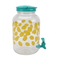 thumbnail image 3 of Mainstays Lemon Acrylic Beverage Dispenser, 4.54 L, 1 Pack, Blue, 3 of 8