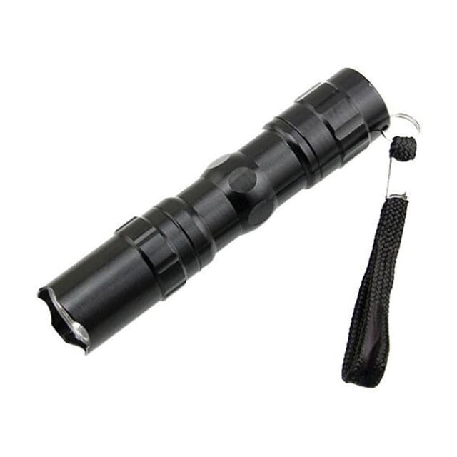 Wdhugt Led Small Flashlight Waterproof Portable Handheld Torch With Strong White Light For Home And Travel 3.7X0.8X0.8 Inch Metal Body 1-Piece