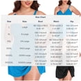 thumbnail image 3 of FRSASU Robe de Bain une Pièce pour Femmes, Contrôle du Ventre, Maillots de Bain, Robe de Bain Jupe, Maillots à Volants, Bleu G(L), 3 of 4