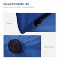 thumbnail image 4 of Outsunny Solar Patio Umbrella with LED and Tilt, Table Umbrella, Dark Blue, 4 of 10