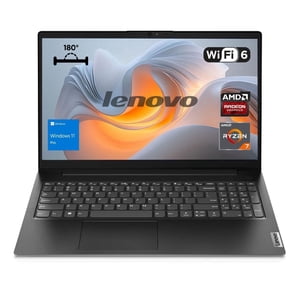 Lenovo V15 15.6" FHD Business Laptop, AMD Ryzen 7 7730U, 16GB RAM, 1TB SSD, Windows 11 Pro, Black