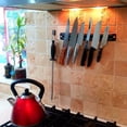 thumbnail image 4 of XZNGL Kitchen Knife Magnetic Holder Magnetic Wall Mounted Kitchen Knife Magnet Bar Holder Display Rack Strip 33Cm Magnetic Strip for Kitchen Knives Knife Holder for Kitchen Drawer, 4 of 6