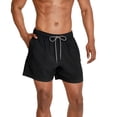 thumbnail image 1 of Speedo Men's Adult Roofer 16" Solid Swim Short - Speedo Black, Size: XL, 1 of 3