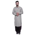 thumbnail image 1 of Atasi Kurta Pathani pour Hommes à Col Classique à Manches Longues Salwar Ensemble de Kurta de Mariage, 1 of 5