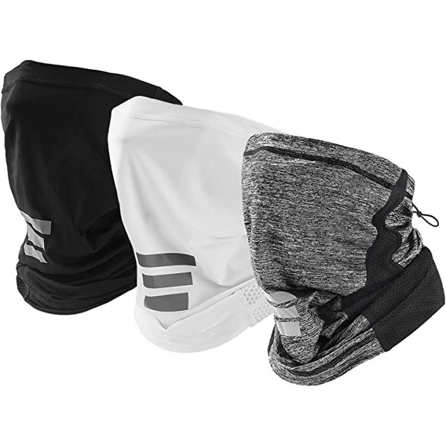 Masque de Ski Cagoule Ajustable pour Hommes & Femmes, Protection UV Coupe-Vent Réutilisable en Tissu pour Ski, Course, Pêche, Randonnée, Cyclisme