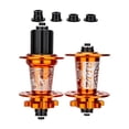 thumbnail image 3 of jinwen Road Bike Front Rear Disc Brake Hubs Accessories, 8-13 Speeds Qr Adapter, Sealed Orange, 3 of 9