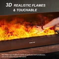 thumbnail image 3 of 80cm Water Vapor Fireplace,Manual & Auto Water Supply Options,3D Realistic Multi-Colour Flame,Smart APP/Remote/Touch Control,Timer & Child Lock, 3 of 11