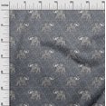 thumbnail image 2 of oneOone Tissu Popeline de Coton Imprimé Éléphant au Mètre 42 Pouces de Large, 2 of 4