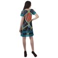 thumbnail image 2 of Moomaya Tenues d'Été Coton Flex Imprimées Robes Courtes pour Femmes Tenue Décontractée, 2 of 4