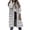Grey, variant on Yuyuzo Long Puffer Vests Women Plus Size Quilted Hooded Jackets Zip up Sleeveless Outerwear Long Coat