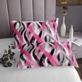 thumbnail image 3 of Erosebridal Geometric Stripe Coverlet Set King,Abstract Artwork Bedding Set,Geometry Lines Decor,Breathable,3 Pieces, 3 of 5