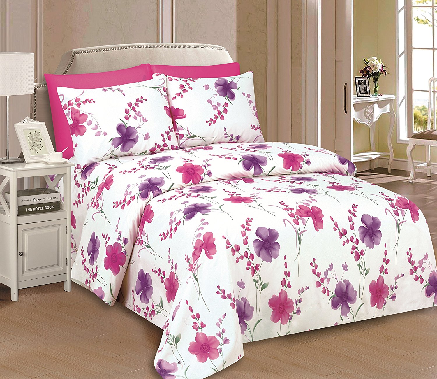 Beverly Hills 1800 Series Ultra-Soft Printed 6 PC Sheet Set (CalKing, Cassle)