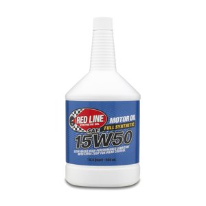 Red Line Oil 11504 Oil  SAE 15W-50; Synthetic; 1 Quart Bottle; Single