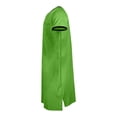 thumbnail image 4 of Chemise de Nuit Texturée en Coton pour Hommes, Robe de Nuit à Manches Courtes, Longue Robe, Blouse à Col en V, Haut de Pyjama, Coupe Ample et Décontractée, Confort, Chemise de Nuit Décontractée avec Poches, 4 of 5