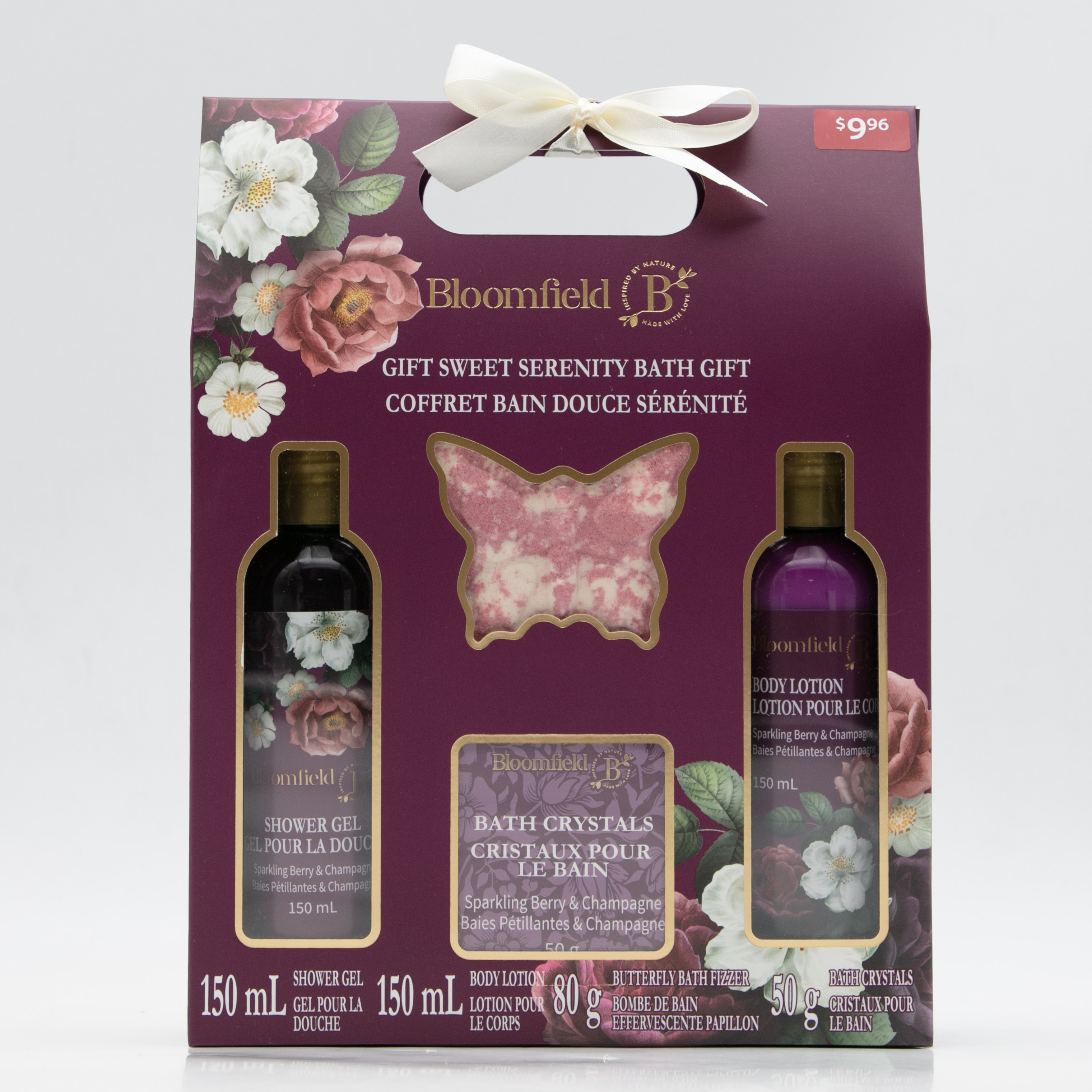 Bloomfield | Sweet Serenity Bath Gift Set 4 Pcs for Teens & Adults