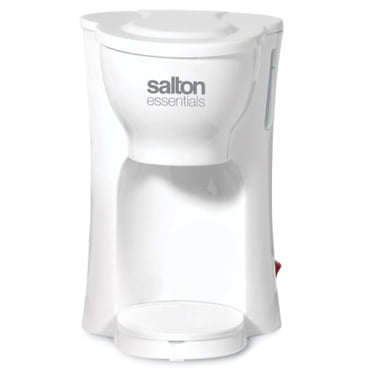 Salton Essentials White 1-Cup Coffee Maker