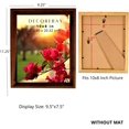 thumbnail image 3 of Decorebay Home Solid Wood Single Photo Display Picture Frames - Black Brown, 3 of 3