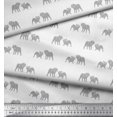thumbnail image 2 of Soimoi Rayon Fabric Bull Dog Print Fabric by The Yard 42 Inch Wide, 2 of 3