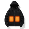 thumbnail image 2 of AherBiu Plus Size Heated Jacket for Women with Battery Pack Winter Zip up Hoodies Electric Warm Coat Sweatshirt, 2 of 7