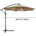thumbnail image 2 of Patio Market Umbrella Replacement Sunumbrella Umbrella Cover (Replacement No Frame )Polyester Fabric. Head Umbrella Umbrella Adult Umbrella Inverted Windproof Toddler Boys Umbrella Umbrella for Wind, 2 of 3