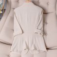 thumbnail image 4 of Soki Women's 3/4 Sleeve Lightweight Work Office Blazer Jacket (S-3XL), 4 of 4