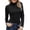 Black, variant on Baberdicy Women's T-Shirts Women Mock Turtleneck Long Sleeve Pullover High Neck Tight Fitting Priming T Shirt Womens Tops White