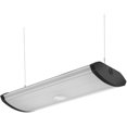 thumbnail image 1 of 10" x 24" 80 Watt LED Shop Light Fixture with Hanging Cables, End to End Connectors and Motion Sensor, 1 of 10