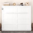 thumbnail image 2 of Newest Queen Size Murphy Bed Wall Bed, White, 2 of 9